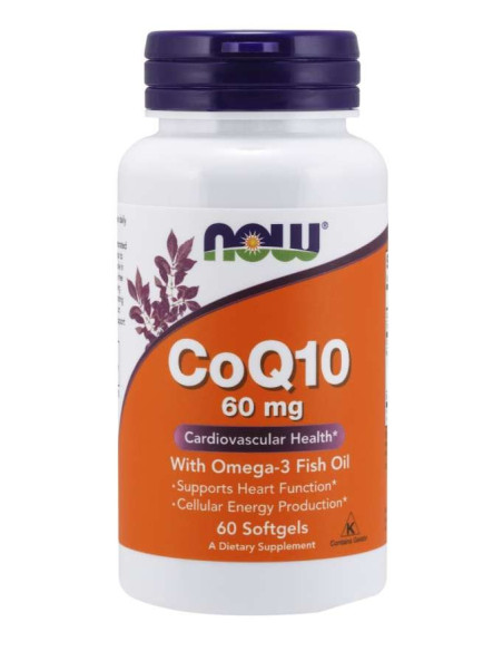 Now Foods Koenzym Q10 I Omega-3 (60 Kaps.)