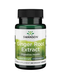 Swanson Ginger Root Extract - Imbir Forte Ekstrakt (60 Kaps.)
