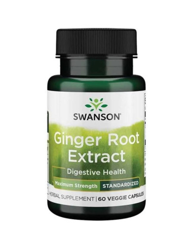 Swanson Ginger Root Extract - Imbir Forte Ekstrakt (60 Kaps.)