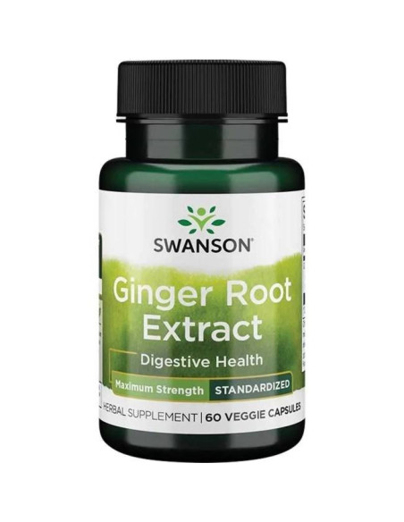 Swanson Ginger Root Extract - Imbir Forte Ekstrakt (60 Kaps.)