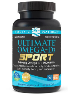 Nordic Naturals Ultimate Omega-D3 Sport (60 Kaps.)