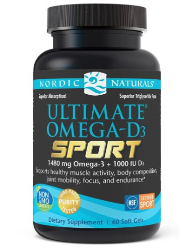 Nordic Naturals Ultimate Omega-D3 Sport (60 Kaps.)