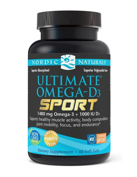 Nordic Naturals Ultimate Omega-D3 Sport (60 Kaps.)