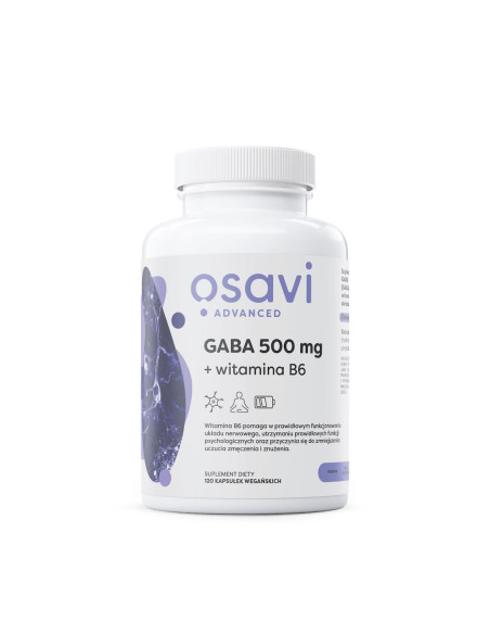 Osavi Gaba 500 Mg + Witamina B6 (120 Kaps.)
