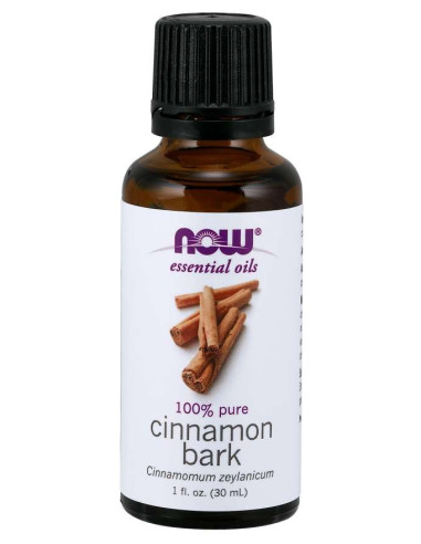 Now Foods 100% Olejek Z Kory Cynamonu Cinnamon Bark - Cynamon (30 Ml)