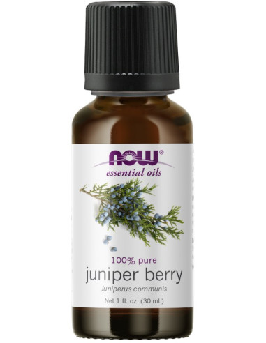 Now Foods 100% Olejek Jałowcowy - Juniper Berry Oil (30 Ml)