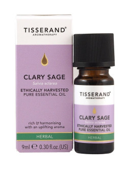 Tisserand Aromatherapy Clary Sage Ethically Harvested - Olejek Z Szałwi (9 Ml)