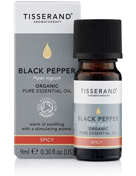 Tisserand Aromatherapy Black Pepper Organic - Olejek Z Czarnego Pieprzu (9 Ml)