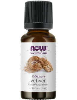 Now Foods 100% Olejek Z Wetywerii - Vetiver (10 Ml)