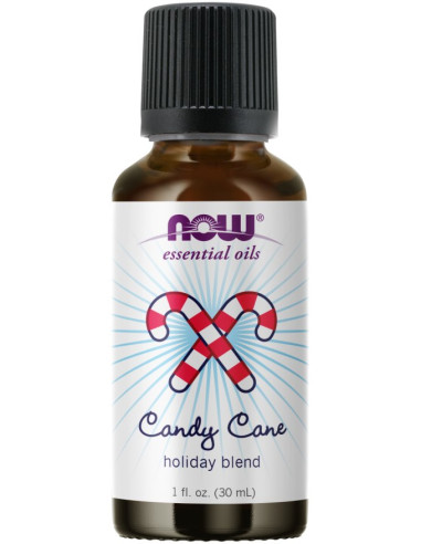 Now Foods Candy Cane Oil Blend - Mieszanka Na Święta (30 Ml)
