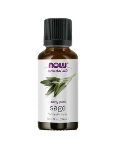 Now Foods 100% Olejek Z Szałwii - Sage - Szałwia (30 Ml)