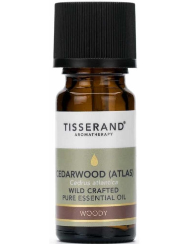 Tisserand Aromatherapy Cedarwood Atlas Wild Crafted - Olejek Z Drzewa Cedrowego (Cedr Atlaski) (9 Ml)