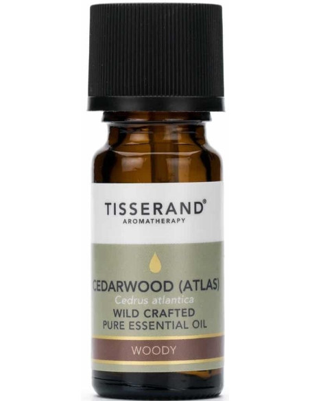 Tisserand Aromatherapy Cedarwood Atlas Wild Crafted - Olejek Z Drzewa Cedrowego (Cedr Atlaski) (9 Ml)
