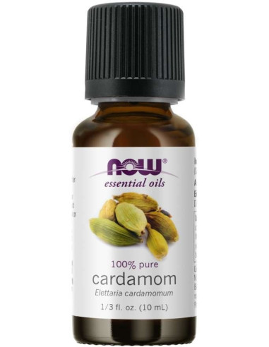 Now Foods 100% Olejek Kardamonowy - Cardamom (10 Ml)