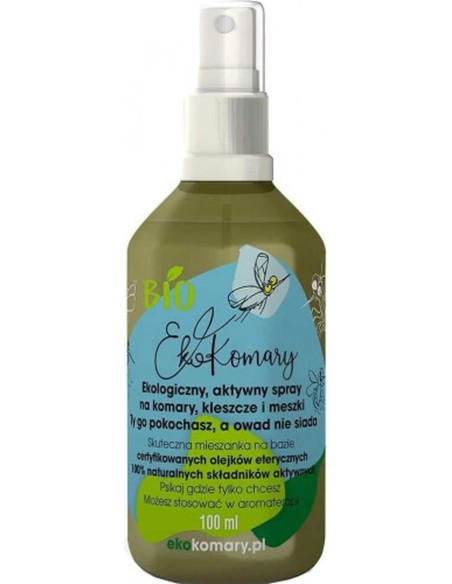 Lov Organic Ekokomary - Aktywny Sprawy Zapachowy Na Komary, Kleszcze I Meszki (100 Ml)