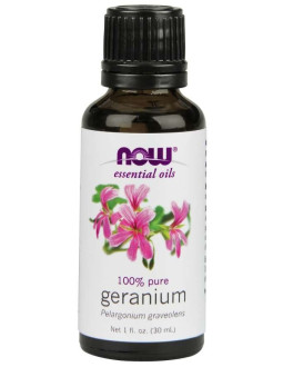 Now Foods 100% Olejek Geraniowy (Geranium)  (30 Ml)
