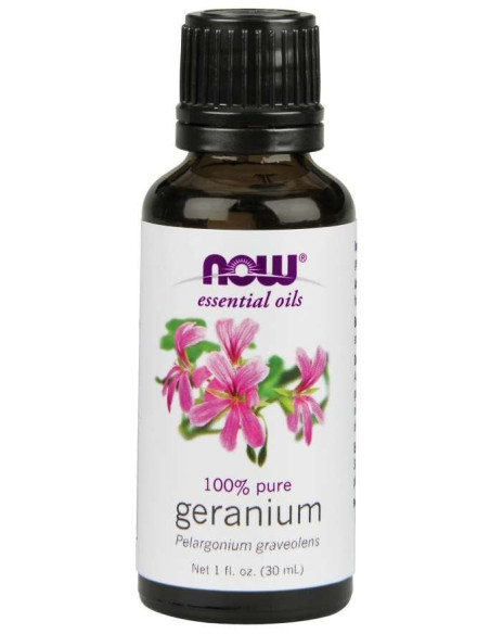 Now Foods 100% Olejek Geraniowy (Geranium)  (30 Ml)