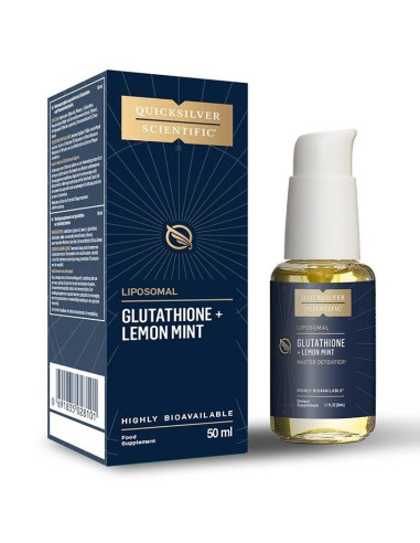 Quicksilver Liposomal Glutathione + Lemon Mint Eu (50 Ml)