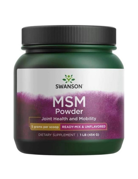 Swanson Siarka Msm - Metylosulfonylometan W Proszku (454 G)