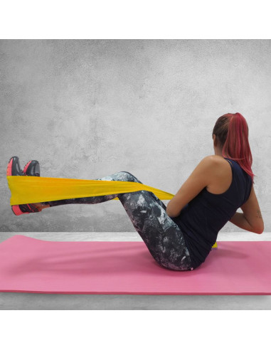 Guma fitness profit light żółta dk 2227