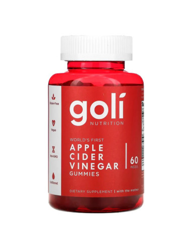 Goli Nutrition Apple Cider Vinegar Gummies  - Ocet Jabłkowy (60 Żelek)