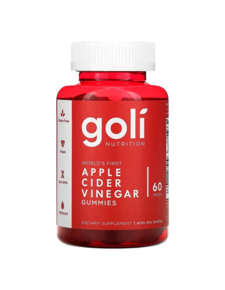 Goli Nutrition Apple Cider Vinegar Gummies  - Ocet Jabłkowy (60 Żelek)