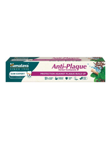 Himalaya Gum Expert Ziołowa Pasta Do Zębów Anti-Plaque - Redukująca Płytkę Nazębną Oraz Bakterie Na Pow. Zębów (75 Ml)