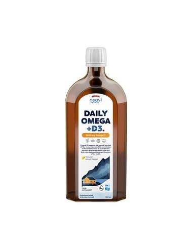 Osavi Daily Omega +D3 1600 Mg, Naturalny Aromat Cytrynowy (500 Ml)