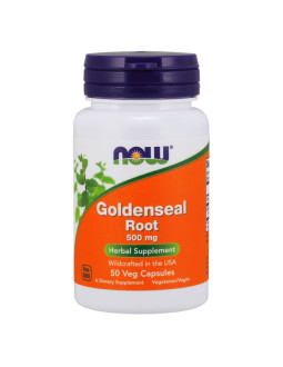 Now Foods Goldenseal Root - Gorzknik Kanadyjski 500 Mg (50 Kaps.)