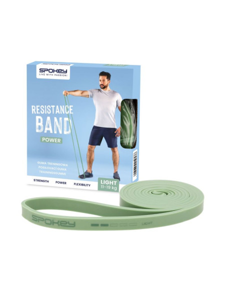 Guma fitness spokey power light gn