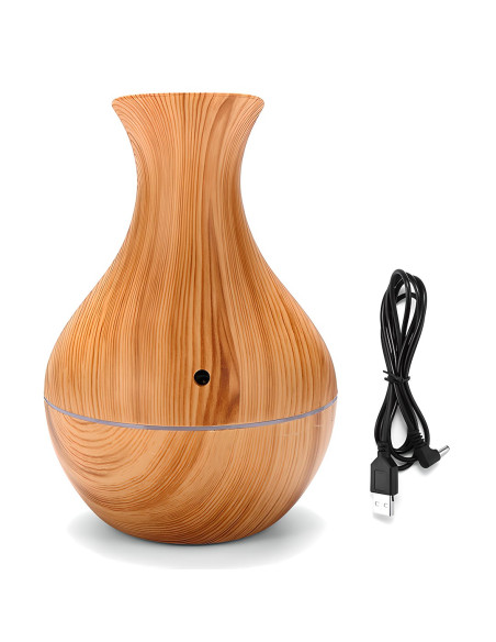 Retoo Nawilżacz Powietrza - Dyfuzor Do Olejków - Usb Brązowy, Wysoki (2 W)