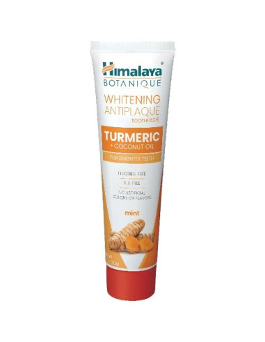 Himalaya Pasta Do Zębów Whitening Antiplaque Toothpaste With Curcuma And Coconat Oil (75 Ml)