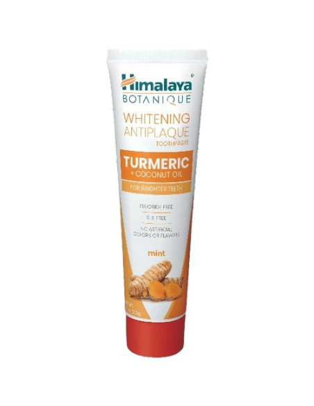 Himalaya Pasta Do Zębów Whitening Antiplaque Toothpaste With Curcuma And Coconat Oil (75 Ml)