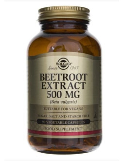 Solgar Beetroot Extract 500 Mg - Burak Wyciąg 5:1 (90 Kaps.)