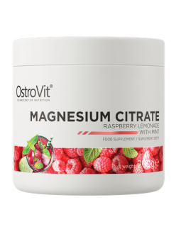 Ostrovit Cytrynian Magnezu - Lemoniada Malinowa Z Miętą (200 G)