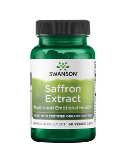 Swanson Saffron Extract - Szafran 30 Mg (60 Kaps.)