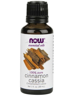 Now Foods 100% Olejek Cynamonowy Cinnamon Cassia - Cynamon (30 Ml)