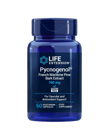 Life Extension Pycnogenol French Maritime Pine Bark Extract 100 Mg Eu (60 Kaps.)