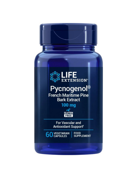 Life Extension Pycnogenol French Maritime Pine Bark Extract 100 Mg Eu (60 Kaps.)