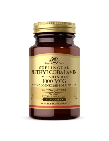 Solgar Sublingual Methylocobalamin (Vitamin B12) 1000 Mcg (30 Tabl.)