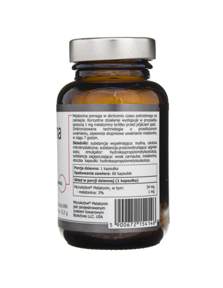 Melatonina MicroActive (60 kaps.)
