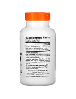 Koenzym Q10 100 mg i Piperyna BioPerine - Vegan (180 kaps.) 2