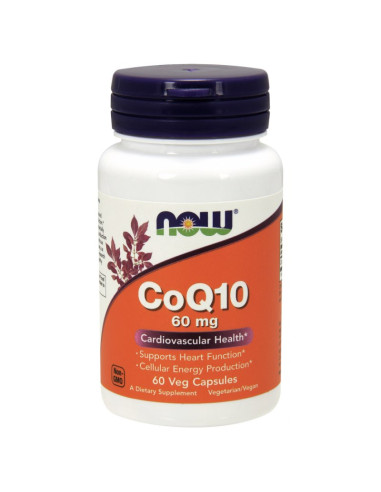 Now Foods Koenzym Q10 60 Mg (60 Kaps.)