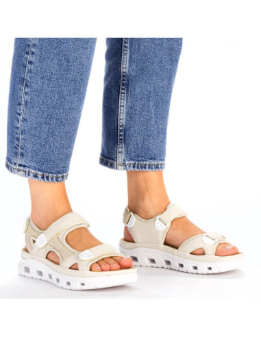 Komfortowe sandały na rzepy rieker w rkr691