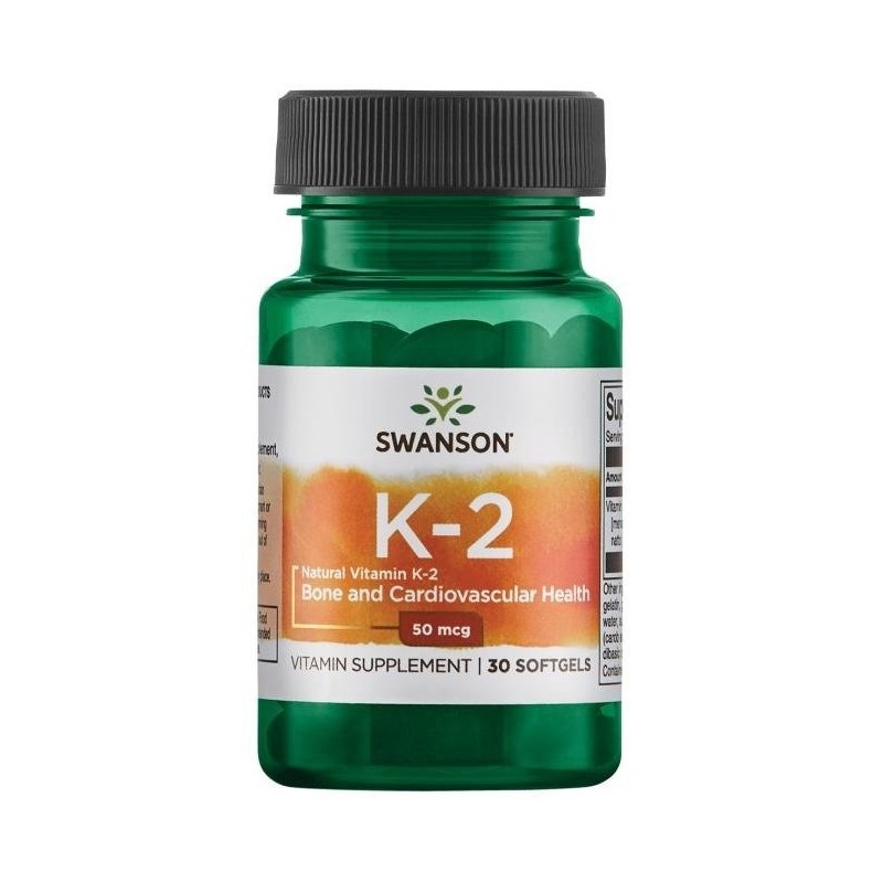 Witamina K2 naturalna 50 mcg (30 kaps.)