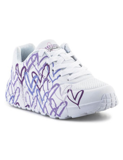 Buty skechers jgoldcrown: uno lite - spread the love jr 314064l