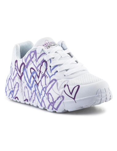 Buty skechers jgoldcrown: uno lite - spread the love jr 314064l