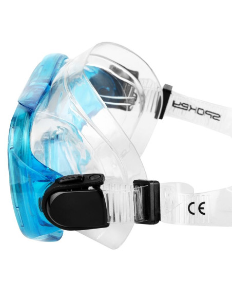 Zestaw do nurkowania: maska + fajka spokey risko