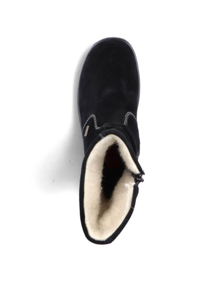 Skórzane botki ocieplane rieker w