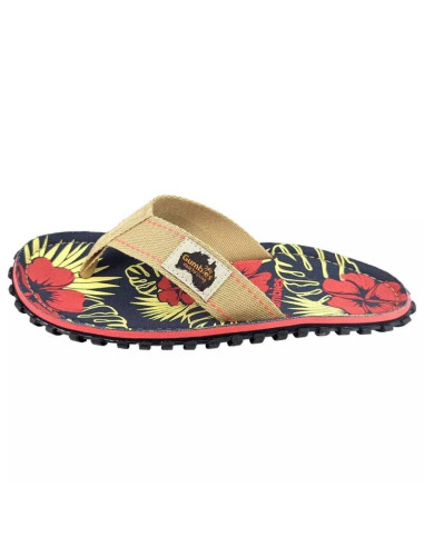 Japonki gumbies islander denim hibiscus gu